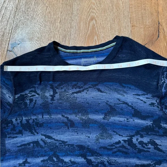 Smartwool Intraknit Merino 200 Pattern Navy Mountain Sz XXL price firm!
